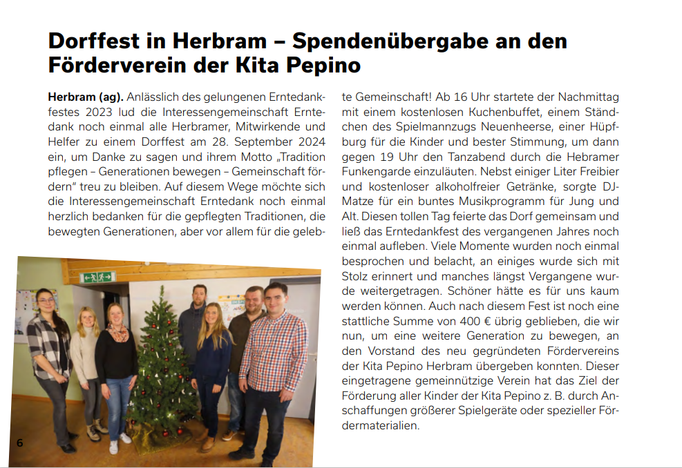 Artikel aus die 15!
